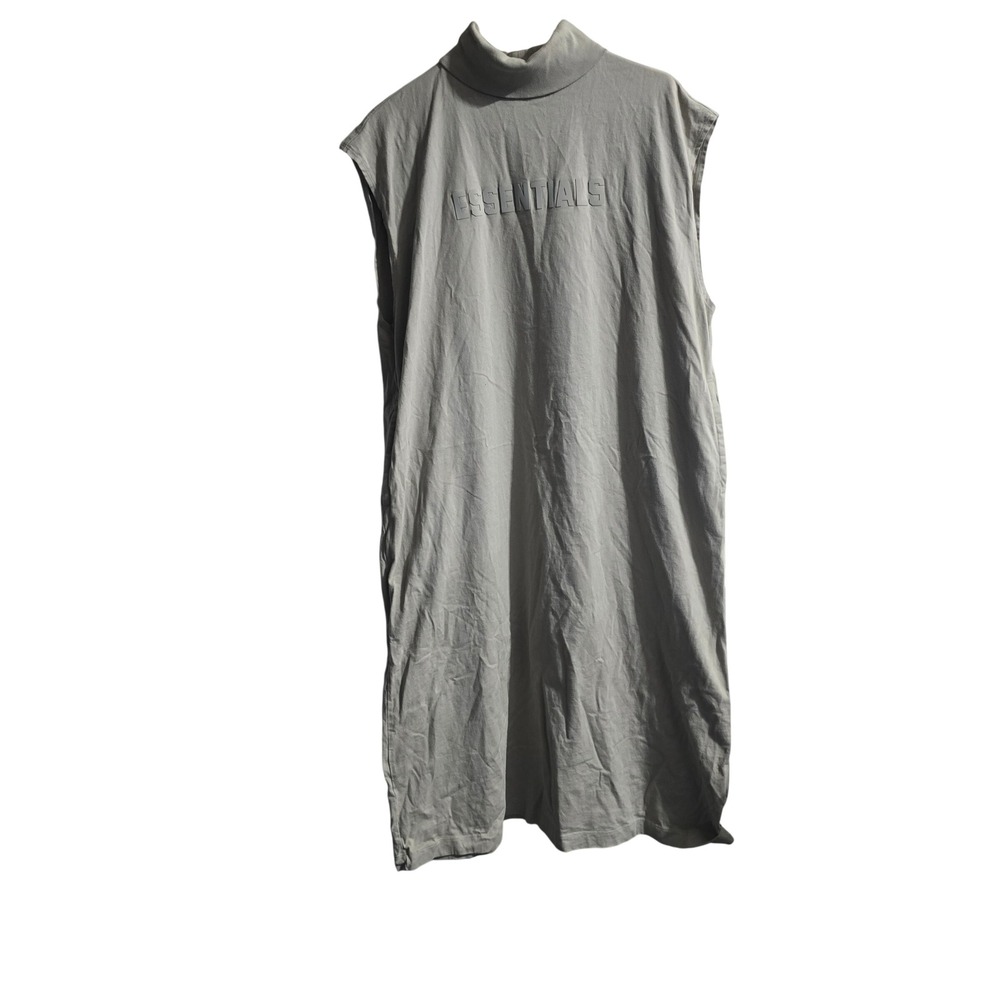 FLAWS Fear of God Essentials Dress Womens Medium Sleeveless Mock Neck
